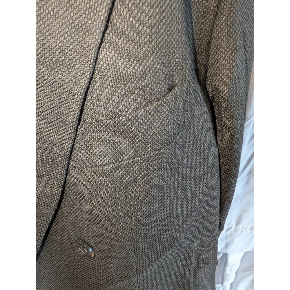 Vintage JOSEPH ABBOUD Sz 42R Blazer 4 Button Wool Jacket Super 100 Sportcoat